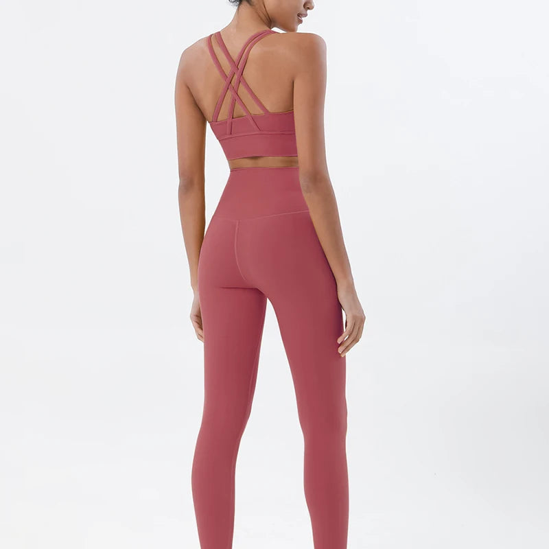 Conjunto de Yoga, Sujetador deportivo para Fitness
