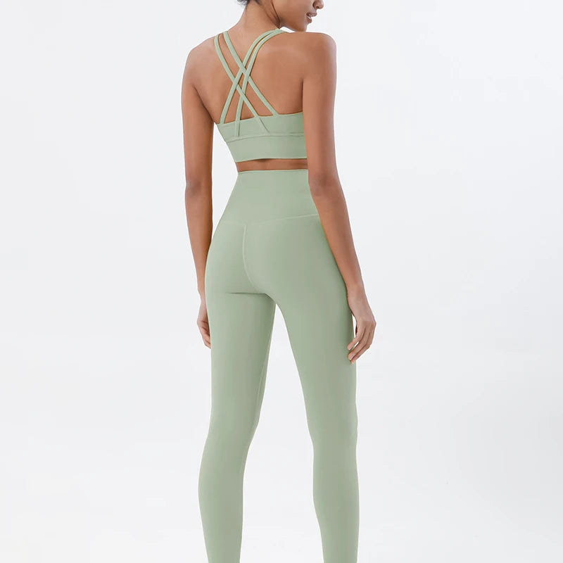Conjunto de Yoga, Sujetador deportivo para Fitness