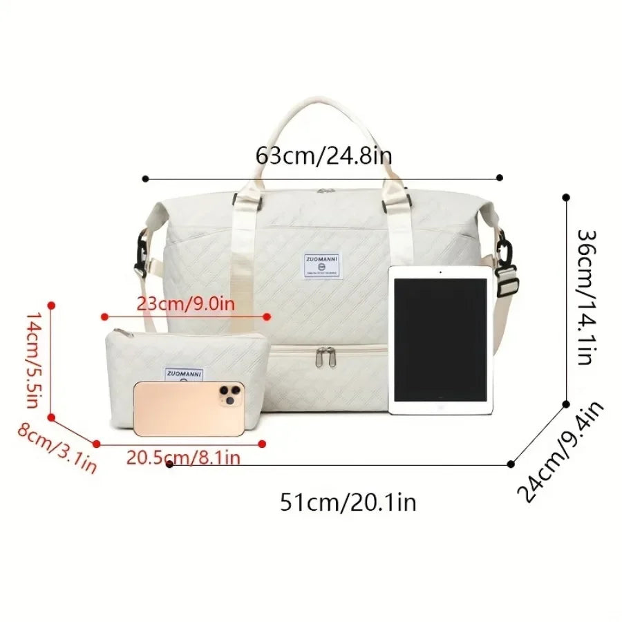 bolsa de lona de viaje