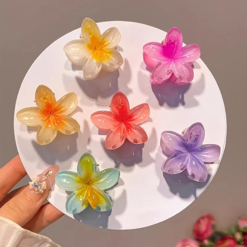 🌼pinzas para el cabello con flores 🌼