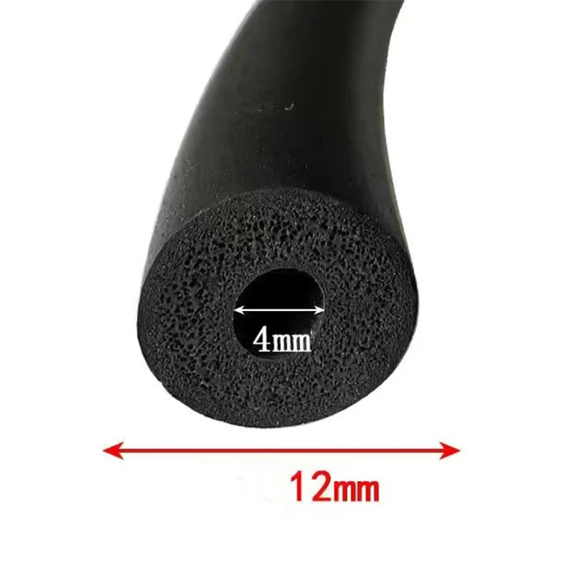 Length 1M to 3M Opencell Silicone Rubber Foam Tube Hollow Hose Solid Silicone Foam Strip Epdm Rubber Strip EPDM Foaming Strip