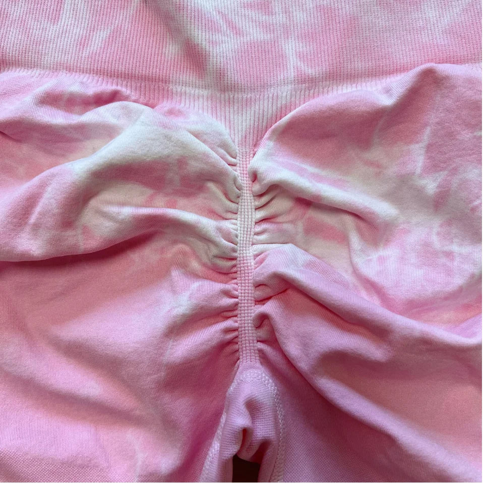Mallas sin costuras Tiedye Scrunch para mujer