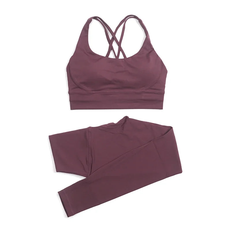 Conjunto de Yoga, Sujetador deportivo para Fitness