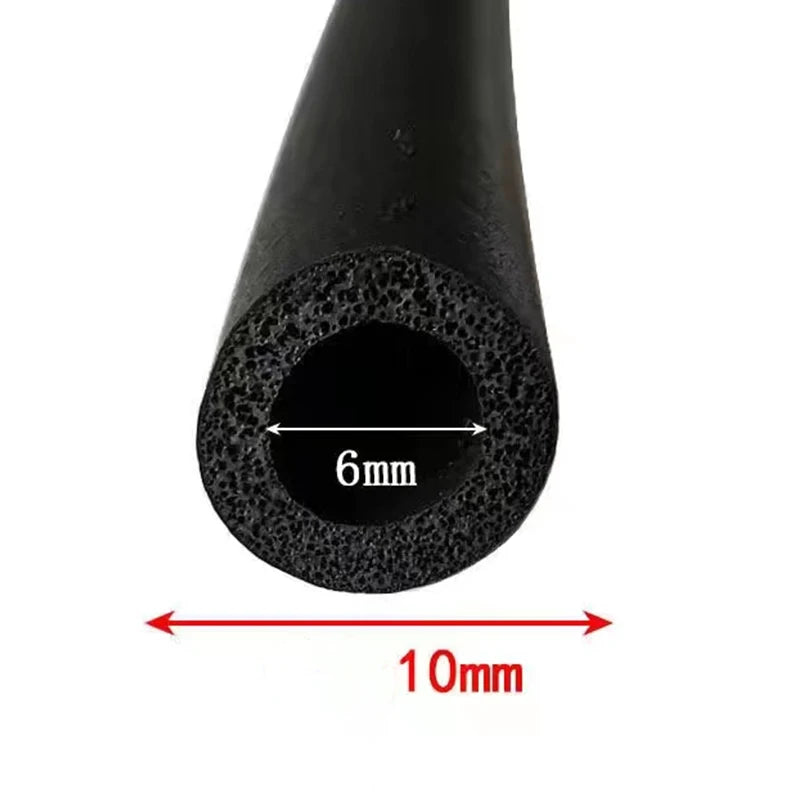 Length 1M to 3M Opencell Silicone Rubber Foam Tube Hollow Hose Solid Silicone Foam Strip Epdm Rubber Strip EPDM Foaming Strip