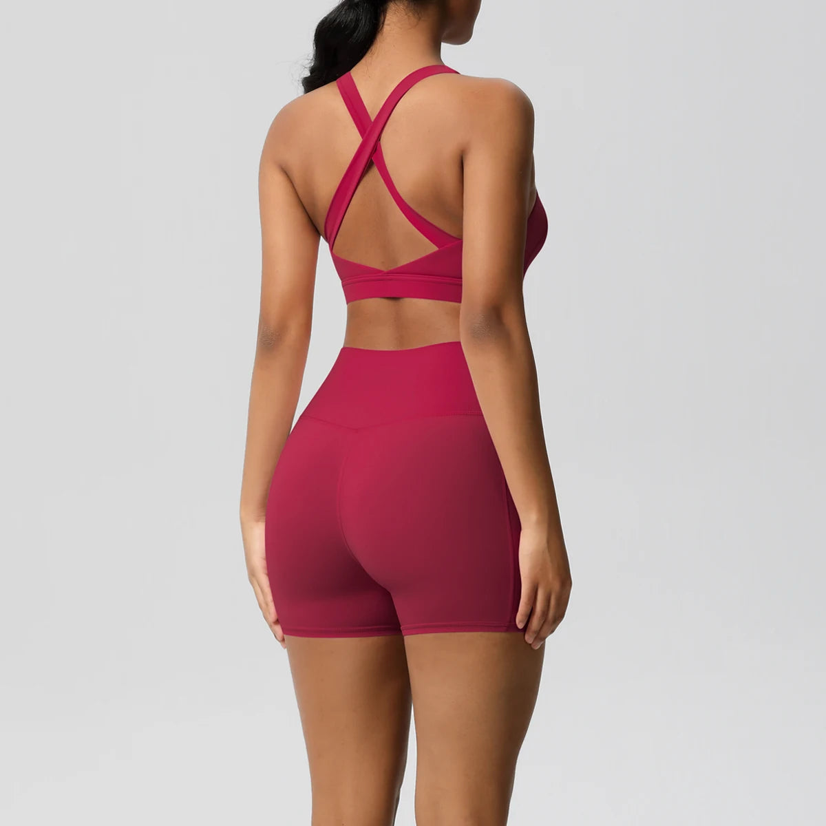 conjunto deportivo con bolsillo para mujer