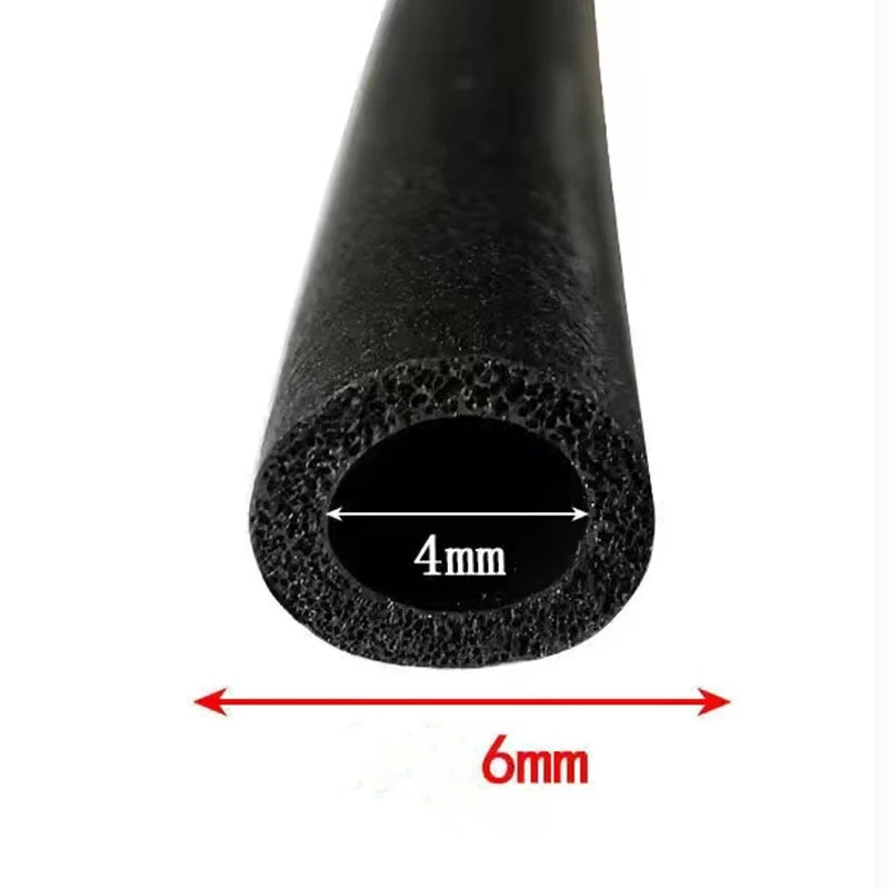 Length 1M to 3M Opencell Silicone Rubber Foam Tube Hollow Hose Solid Silicone Foam Strip Epdm Rubber Strip EPDM Foaming Strip